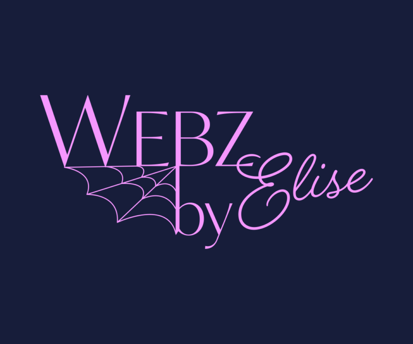 Beth Harper Design - Webz By Elise Primary Logo Reversed